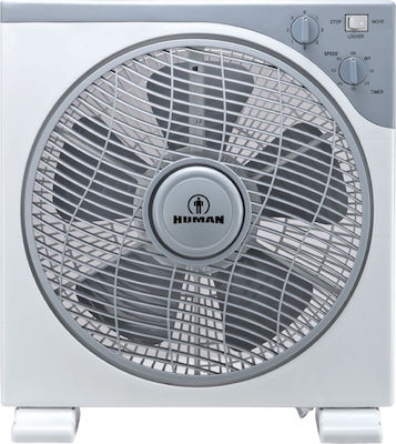 Human Ventilator Box Fan 45W Gri / alb
