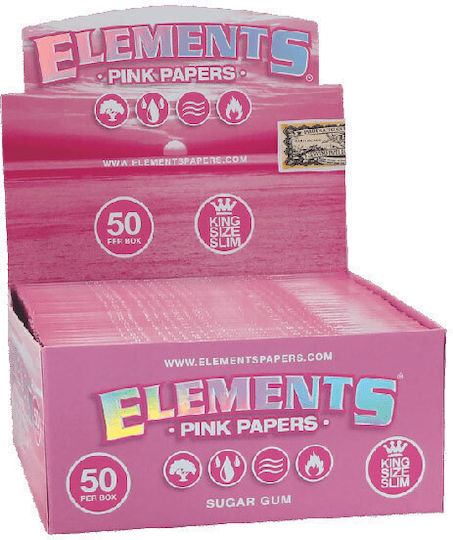 Elements Cigarette Rolling Papers King Size Slim 32 sheets 50pcs