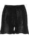 Women's High-waisted Shorts Black