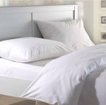 MayHome Hotel Sheet White Double 200x240cm 1pcs