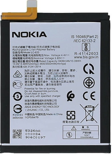 LC-620 Συμβατή Μπαταρία Αντικατάστασης 3400mAh για Nokia 6.2