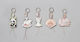 Christening Favor with Pumpkin Keychain 24 Pieces