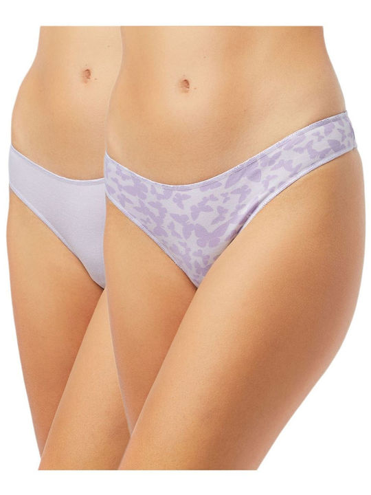 Minerva Modal Fimelle Γυναικεία Brazil 2Pack Μπεζ