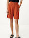 Damen Bermuda Jean Brick