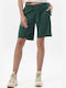Body Action Women's Sporty Bermuda Shorts Green