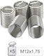 JBM 52021 Gewindereparatur Μ12x1,75 Set 5Stück