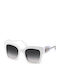 Just Cavalli Women's Sunglasses with White Plastic Frame and Gray Gradient Lens SJC019V 06WY