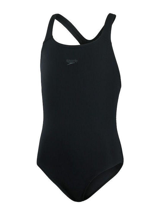 Speedo Παιδικό Μαγιό Ολόσωμο Μαύρο