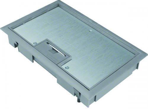 Hager Flush Electrical Box in Gray Color