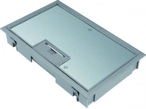 Hager Flush Electrical Box in Gray Color