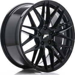 Japan Racing Wheels Ζάντες Αλουμινίου Αυτοκινήτου JR28 18"x8.5" Black Gloss
