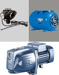 Pedrollo Mount JSWm 2AX Horizontal Water Pressure Pump with 100L Container 1.25hp Pedrollo Mount JSWm 2AX Horizontal Water Pressure Pump with 100L Container 1.25hp