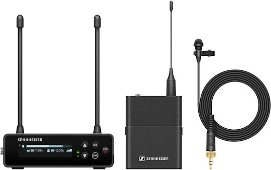Sennheiser EW-DP-ME4-Set-R4-9 Σετ Ασύρματο Πυκνωτικό Μικρόφωνο Πέτου, Clip On, Ζώνης για Φωνητικά