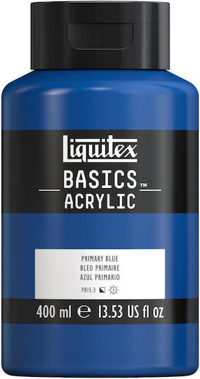 Liquitex Basics Acrylic Paint Set 420 Primary Blue 400ml 1pcs