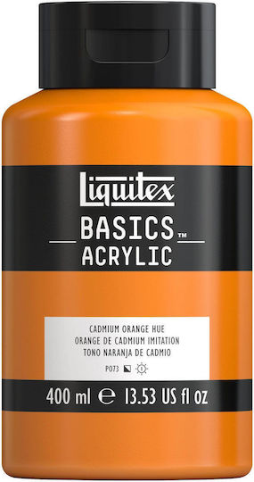 Liquitex Basics Acrylic Paint Set 720 Cadmium Orange Hue 400ml 1pcs