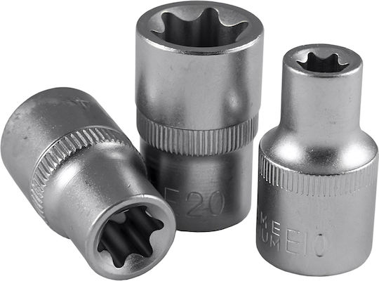 JBM Καρυδάκι Torx με Καρέ Υποδοχής 1/2" Μέγεθος E20