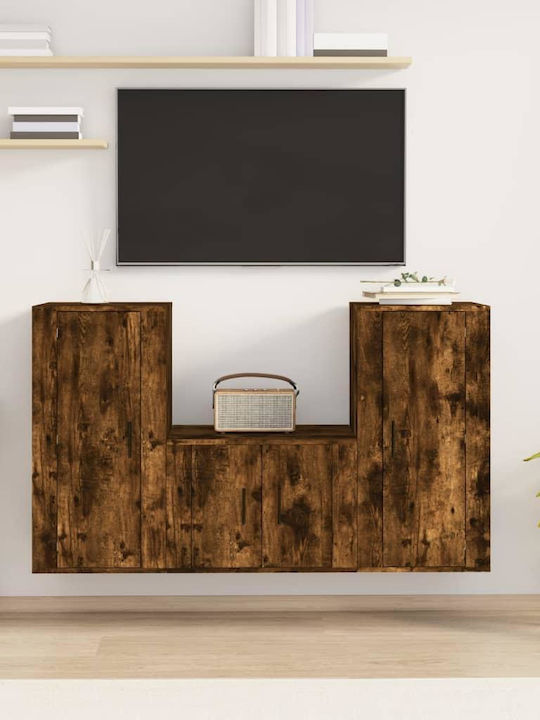 Living Room TV Unit Smoky Oak L40xW34.5cm