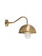 Lido Lido Wandleuchte mit Lampenbirnensockel Bronze 17cm