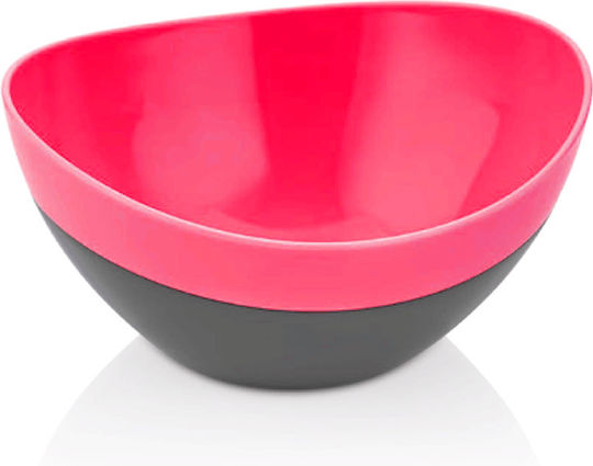 Qlux Qlux Plastic Salad Bowl Fuchsia 27x25x11cm
