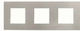Geyer Switch Frame 3 Positions Horizontal Installation in Gold Color 703018G