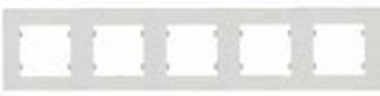 Geyer Switch Frame 7 Positions Horizontal Installation in Beige Color 707002G