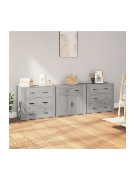 Buffet Gray L80xW33xH70cm