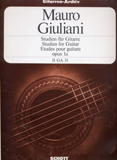 Schott Sohne Giuliani Maurio Studies за Китара / Струнни инструменти