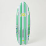 Sunnylife Surfboard Sea Seeker Ocean Copii Saltea umflabilă Căptușeală de scaun pentru piscină cu mânere Turcoaz 150cm