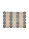 InTheBox SAND 2 Teppich Rechteckig Sommer aus Jute Gray