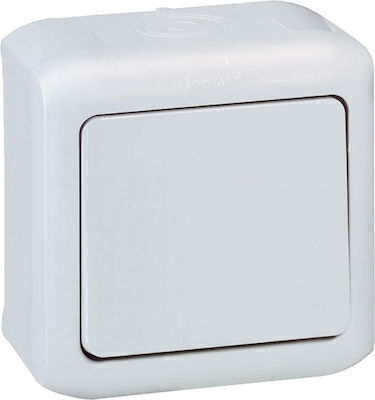 Geyer Waterproof Wall-mounted Electrical Wall Switch Double with Gray Frame