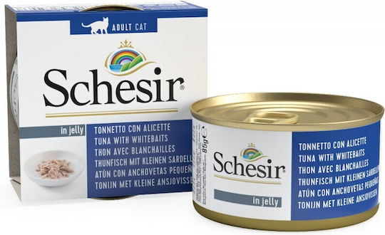 Schesir Nature for Cat Υγρή Τροφή για Ενήλικες Γάτες σε Κονσέρβα με Τόνο χωρίς Γλουτένη 85gr