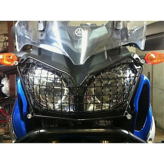 Yamaha Motorrad-Scheinwerferschutz Yamaha XT Schwarz