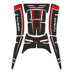 GPK Protecții cadru motocicletă Yamaha NMAX Roșu