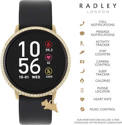 Radley London Black with Charm Gold Radley London Black with Charm Gold