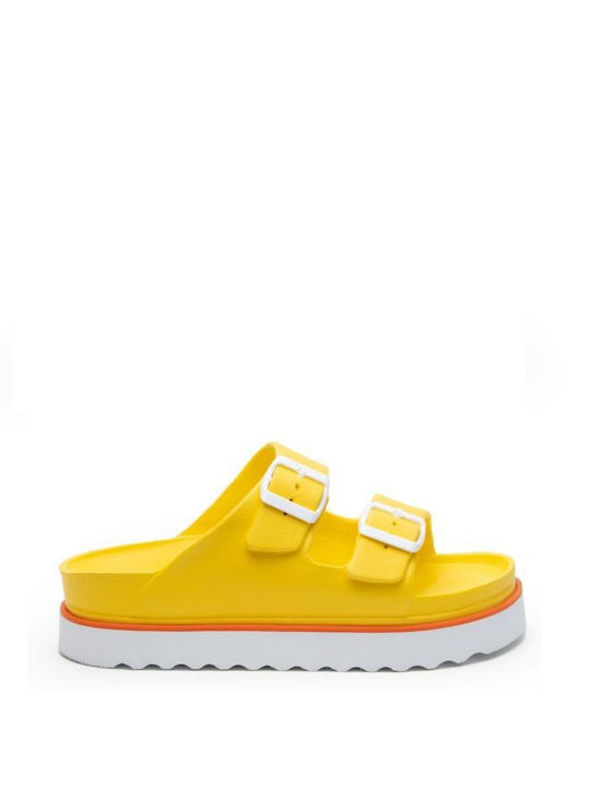 Limited Sandals Ateneo - Yellow PVC