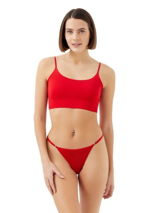 CottonHill Women's String Red