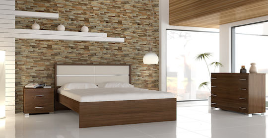 Σετ Комплект Спалня Dream Walnut 150x200cm 3бр