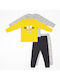 Set of 2 Long-Sleeve Children's Pajamas Yellow/Blue/Grey Boy Zippy ZBP03_488_4