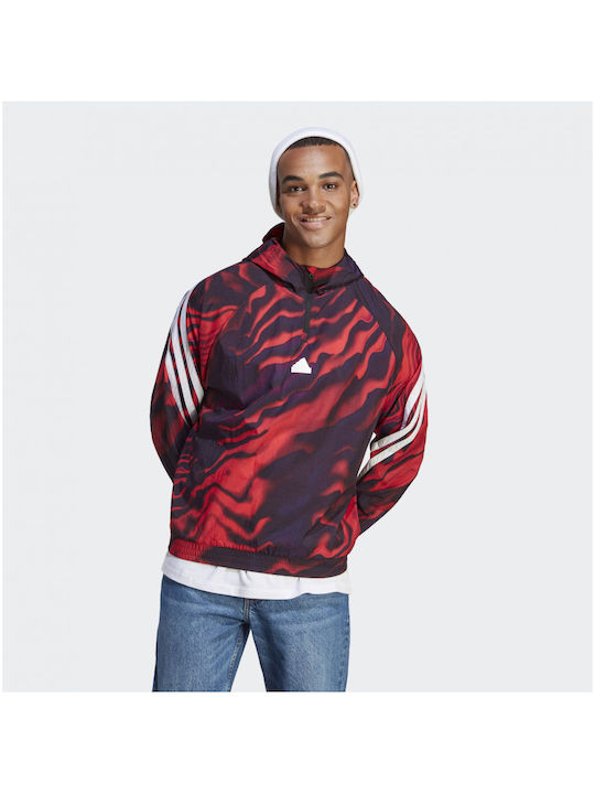 Adidas Men s Hooded Sweatshirt Bright Red IC3708 Skroutz.cy