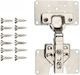 Metallic Cabinet Hinge 4pcs