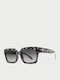 Volcom Domeinator Women's Sunglasses with Multicolour Plastic Frame and Gray Gradient Lens VE04604325-NUT