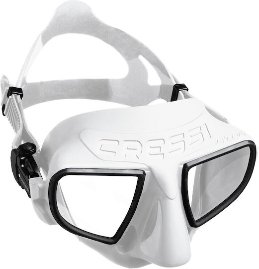 CressiSub Silicone Diving Mask Atom White
