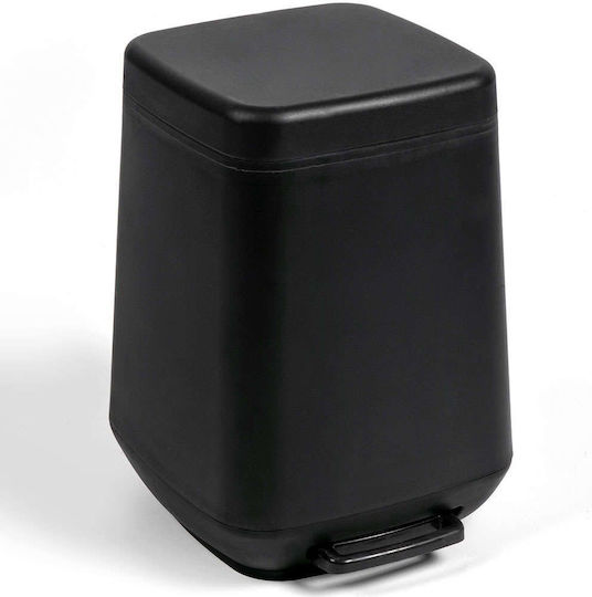 Viopsyctr Plastic Bathroom Basket Soft Close 7lt Black