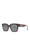 Sting Women's Sunglasses with Brown Tartaruga Plastic Frame and Black Lens SST459 02BL