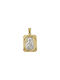 Yellow and white gold 9K amulet (FY000154)*