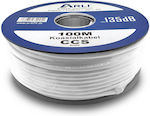 ARLI Coaxial Cable 135dB 100m, White