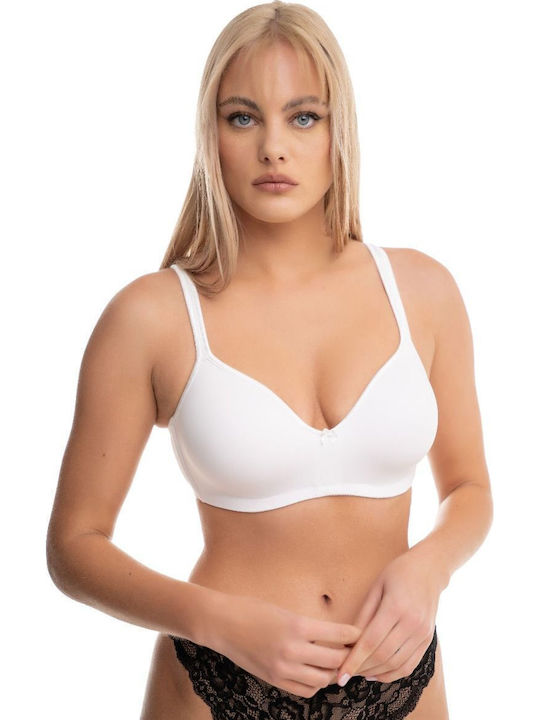 Norddiva Lingerie Λευκό Σουτιέν χωρίς Ενίσχυση ...