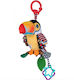 Moni Pendant Toy for Car with Music and Teether Bazoo for 0++ Months