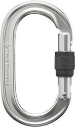 Black Diamond Oval Keylock Screwgate 1buc
