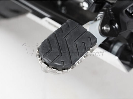 SW-Motech Foot Peg Μοτοσυκλέτας in Silver Color FRS.07.011.10302/S